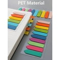 thumbnail image 6 of GoXteam 2400 Pcs Sticky Book Tabs, 120 Colors, Transparent Writable and Repositionable Sticky for Books, 6 of 7