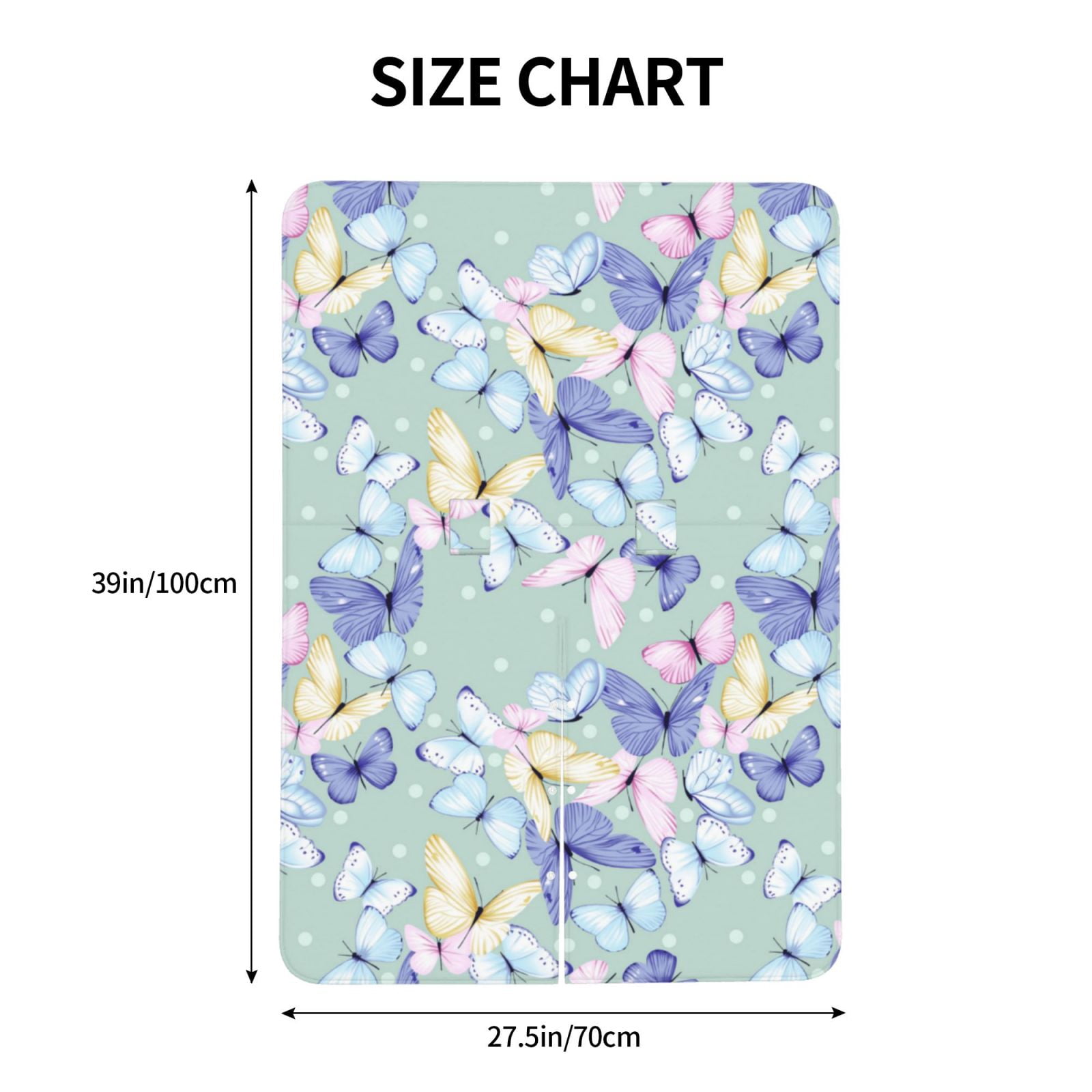 Naloa Colorful Butterfly Baby Car Seat Cover, Breathable Baby Carrier Cover, Multiuse Baby Carrier Cover & Nursing Breastfeeding Cover