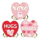 thumbnail image 2 of 3 piezas de letreros de corazón para San Valentín, decoración de San Valentín, adornos románticos de madera con amor Estilo A, 2 of 9