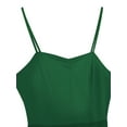 thumbnail image 6 of Miaeowve Women's Lyrical Dance Dresses Asymmetric Chiffon Cami Skirted Leotard Ballet Dress Skating Dancewear Green L, 6 of 7
