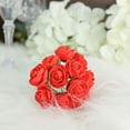 thumbnail image 3 of BalsaCircle 48 Red Faux Roses 4" Artificial Foam Flowers Stems Wedding Centerpieces, 3 of 8