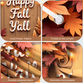 thumbnail image 3 of Wooden Background Fall Decoration Autumn Leaves Banner Sunflower Pumpkin Corn for Harvest Festival Thanksgiving Party Indoor Outdoor Decor, 3 of 9
