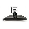 thumbnail image 2 of MAX SMART Clamp Under Desk Adjustable Height Keyboard Tray (Black), 2 of 7