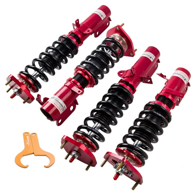 Maxpeedingrods Ressorts Hélicoïdaux Amortisseurs Réglables pour Toyota Corolla 1987-2002