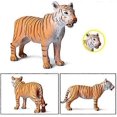 thumbnail image 5 of Figura de tigre realista de plástico, conjunto de familia de tigres, conjunto de figuras de animales salvajes para coleccionar, accesorio educativo científico, decoración de escritorio, paquete de 4, 5 of 5