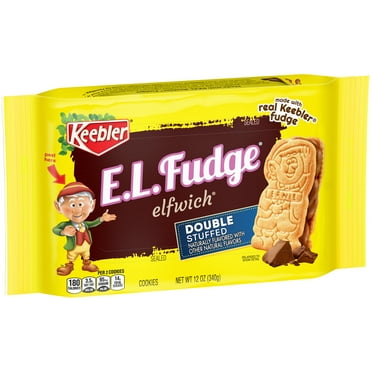 Keebler E.L.Fudge Elfwich Double Stuffed Cookies 12 oz