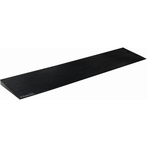 Ruedamann 1'' Rise Non-Skid Solid Rubber Wheelchair Ramp for Wheelchairs,Threshold Ramp Used for Thresholds,Doorways and Bathroom(RTR90-2.5)