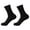 Black, variant on HUANLEDASH 1 Pair Men Medium Tube Socks Super Soft Elastic Breathable Moisture-wicking Solid Color Winter Warm Socks