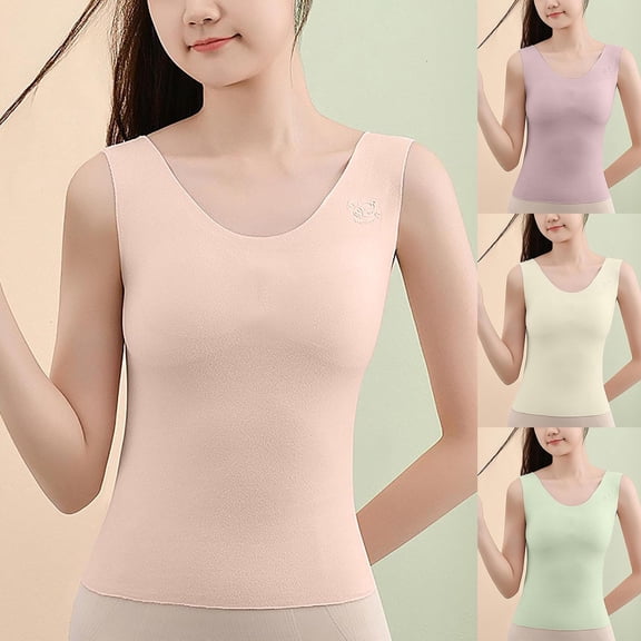 Tranfacy Girls Puberty Training Bra Thin Breathable Sleeveless Layering Camisole Tank Top for 13‑17 Years