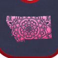 thumbnail image 4 of Inktastic Montana Silhouette Mandala Boys or Girls Baby Bib, 4 of 4