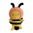 thumbnail image 2 of 8 Inches Cute Yellow Bee Plush Doll, Soft Fluffy Cartoon Stuffed Animal Toy, Lovely Cuddly Plushie For Snuggling, Decorating & Gifting, Perfect For Family, Kids’ Bedroom, Birthday, 2 of 6
