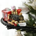 thumbnail image 6 of BESTSKY Electric Train Set Kid Toy Xmas Steam Train Kit Tree Surround Track Battery Operated, 6 of 7
