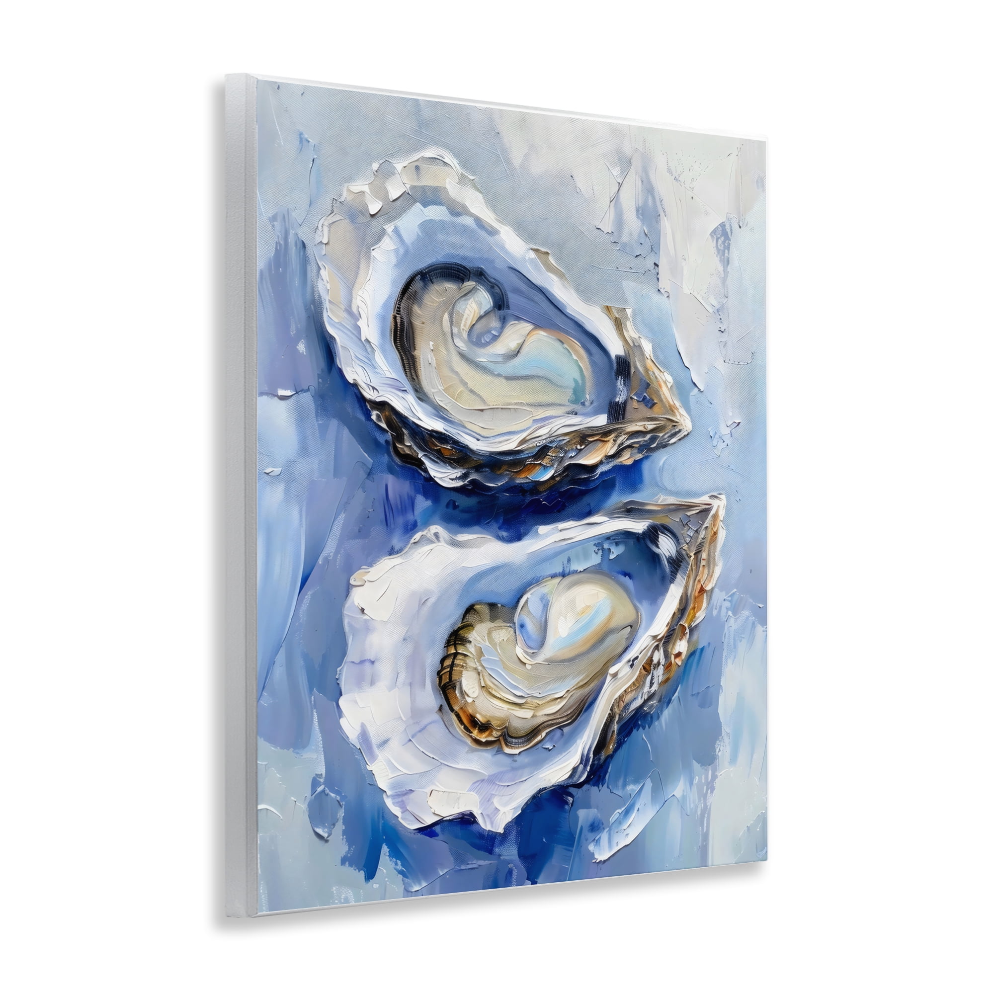 Stupell Industries Coastal Oysters in Pearlescent Light Wall Plaque Art, design by Creative Studio