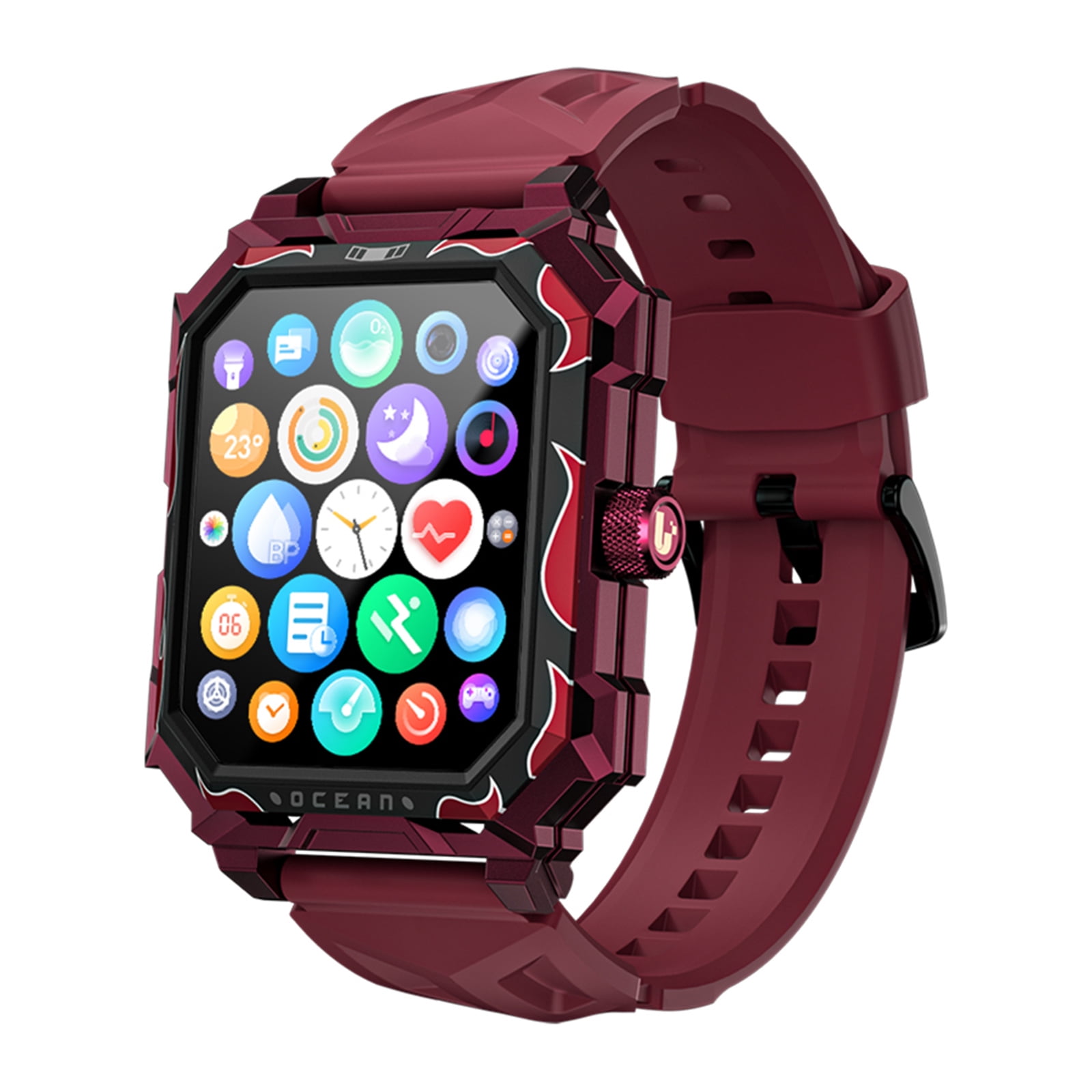 Smart watch Compatible Android Watch Waterproof Bt Tft Lcd Ocean Max Lcd Screen With Android Compatible With Fitness Bt Call Ip68 Waterproof Watch