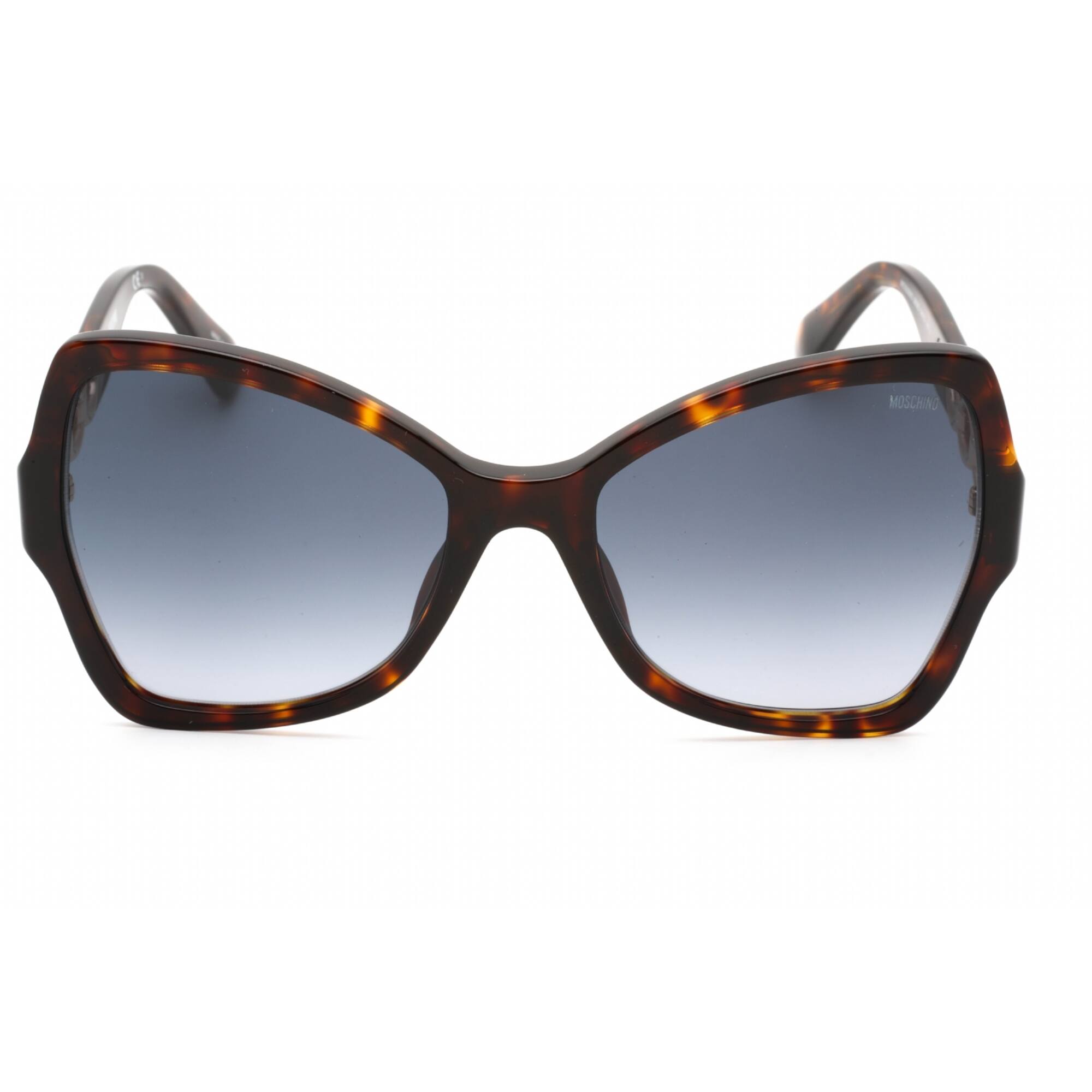 NEW MOSCHINO SUNGLASSES HAVANA GREY WOMEN EYEWEAR MOSCHINO MOS099/S 0086 9O MOS099/S 0086 9O Dark Havana/Dark Grey Gradient main image 2