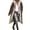 Coffee, variant on Womens Fashion Casual Zip Up Jacket With Pockets Hoodie Winter Reversible Teddy Long Coat Outerwear