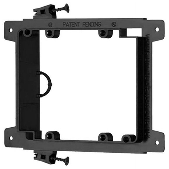 Arlington Industries AALVSx-AALVS2 Low Voltage Mounting Bracket, Screw-On, 2 Gang