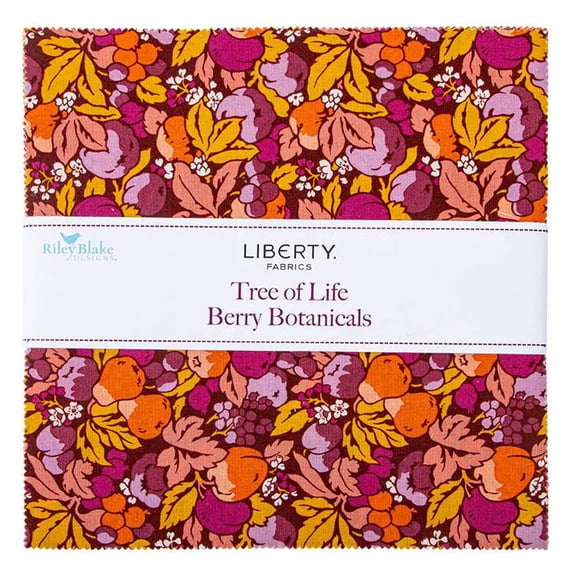 Riley Blake - Liberty: Tree of Life Berry Botanicals 10" Stacker 42 pcs