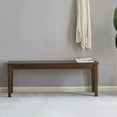 thumbnail image 5 of BALANBO Bed End Bench, Living Room Entrance Bench, Bedroom Seat Dining Table Chair, Bedroom, Living Room, Kitchen Wooden Bench (Brown)…, 5 of 7
