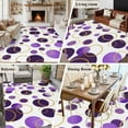 thumbnail image 5 of Rectangle Area Rugs 6 x 9 Ft, Purple Polka Dots Non-Slip Residential Carpet, Modern Abstract Art Indoor Crawling Mats Runner Rugs for Living Room/Dining Room/Bedroom, 5 of 8