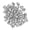 Silver, variant on Yajisi 50pcs Retro Beard Hair Beads, Barrel Shaped Hair Braiding Beads for Dreadlocks and Jewelry Accessories - Silver (1.5 inches / 3.8 cm)