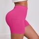 thumbnail image 4 of Pantalones Elásticos de Cintura para Mujeres Color Sólido Pantalones Cortos de Yoga de Cintura Alta Pantalones Delgados de Verano Casual, 4 of 5