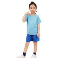 thumbnail image 2 of Hienoo Toddler Boys Summer Outfits Athletic Tracksuit Quick Dry Short Sleeve T Shirt Shorts Set, 2 of 6