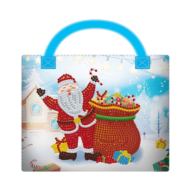 Regalo Navidad Con Pintura Diamantes Regalo Navidad 20*19 Cm (3) (pegatina Un Lado)