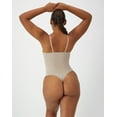 thumbnail image 3 of Maidenform Multiway Tummy Control Shapewear Thong Bodysuit, Built-in Balconette Bra Evening Blush 2XL Women's, 3 of 9