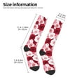 thumbnail image 5 of Easygdp Rose Soccer Socks Sport Knee High Socks Calf Compression Athletic Socks for Men and Women, 5 of 9