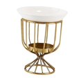 thumbnail image 2 of Candelabro de vela de té, adorno de mesa, quemador de oro fundido extraíble, calentador de aceite esencial para el hogar, bodas, dormitorio, estudio, 2 of 8