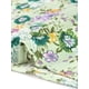 thumbnail image 5 of Camisa de manga larga Allegra K con cuello simulado y volantes botones florales para mujer Verde XL, 5 of 5
