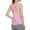 Pink, variant on Aayomet Womens Tops Womens V Neck Tank Tops Sleeveless Henley Shirts Button Up Ribbed Long Tunic Tees,Pink L