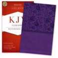 thumbnail image 1 of KJV Ultrafin Référence Bible-Violet LeatherTouch, 1 of 3