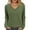 Green, variant on hotojiny Sweaters for Women Casual Long Sleeve Petal V Neck Lightweight Tunic Pullover Loose Fit Solid Color Knitted Tops