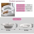 thumbnail image 5 of Foldable Sitz Bath For Toilet,seat Sitz Bath Basin For Pregnant Women,hemorrhoids,elderly,fits Universal Toilets And Commode Chair Twu, 5 of 5