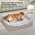 thumbnail image 6 of JOYELF Dog Bed Washable Calming Pet Bed, Anti Anxiety Cat Bed & Sofa, Cute Plush Dog Mat for Medium Dog, 6 of 7