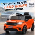 thumbnail image 3 of UBesGoo Licensed Land Rover Ride On Car, 12V Electric Car for Kids, Toddler Car Toy with Remote Control, LED Lights & Bluetooth, Ages 2-5, Orange, 3 of 10