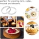 thumbnail image 2 of Paquete de 5 Anillos Circulares para Tarta de 20 cm y Agujeros, de Acero Inoxidable, para Tartas, Quiches, Pasteles, Mousse, Moldes para Hornear en la Cocina, 2 of 5