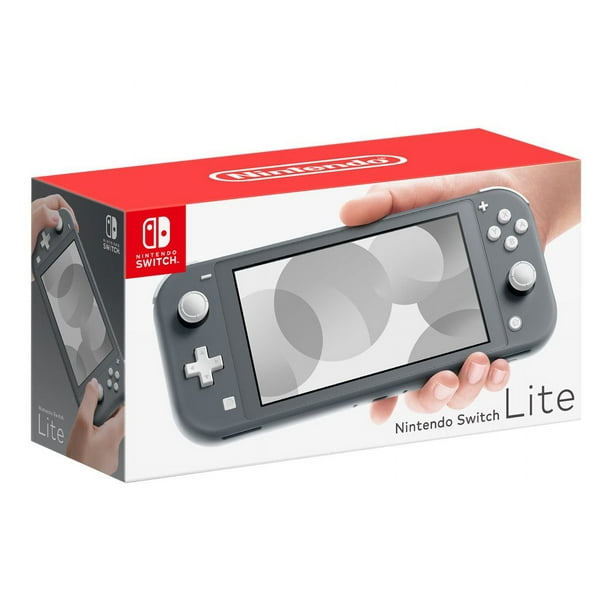 Nintendo Switch Lite Gray Bundle With Pokemon Shield NS Game Disc
