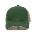 thumbnail image 3 of Outdoor Cap CMB-100 Heavy Washed Mesh Back Snap Tab-Dk. Green/Khaki, 3 of 8