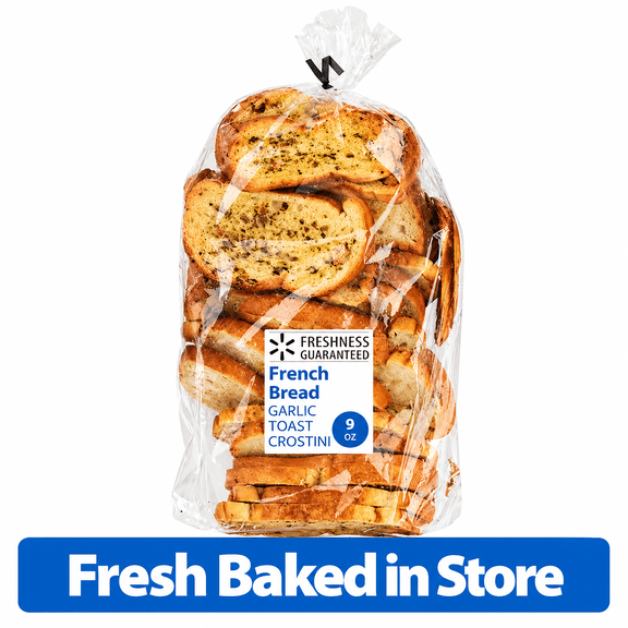 Freshness Guaranteed French Bread Garlic Toast Crostini, 9 oz