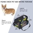 thumbnail image 2 of Frog Premium Pet Carrier - Portable Travel Bag for Small Dogs and Cats - 17x10x11.8 in - Fabric 900D Oxford Cloth,Nylon Webbing - Comfortable and Stylish Transport Solution!, 2 of 7