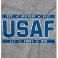 thumbnail image 2 of Us Air Force USAF Fly Fight Win Unisex Plus Size Zip Hoodie Brisco Brands 2X, 2 of 5