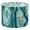 Color 1, variant on Linen Drum Lampshades Abstract turquoise teal blue liquid marbled watercolour silver lines 13"x13"x10" Light Shade for Table Lamps Floor Lamps Drum Lamp Shades Lampshade Replacement Assembly Required