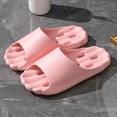 thumbnail image 2 of ibiyuan Slippers Women Cloud Slides for Women Breathable Shower Shoes Men Non Open Toe Walking Sandals Women Cushioned Thick Sole, 2 of 7