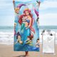 thumbnail image 1 of Toalla de baño Ariel, toalla de playa de microfibra de secado rápido, toalla de baño de gran tamaño a prueba de arena para adultos y niños, accesorios de playa para viajes y campamentos para adultos,, 1 of 8
