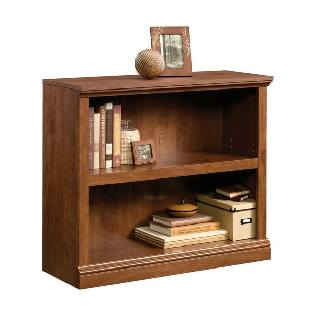 Shelf Bookcase Oiled Oak Finish, 2 Shelf Cherry Bookcase