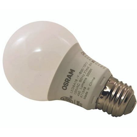 

Sylvania 74081 Led Bulb General Purpose A19 Lamp 40 W Equivalent E26 Lamp Base Frosted Bright White Light