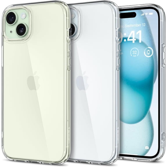 CACOCO-Ultra Hybrid Designed For Iphone 15 Plus Case (2023) [Anti-Yellowing], [Military-Grade Protection] - Crystal Clear